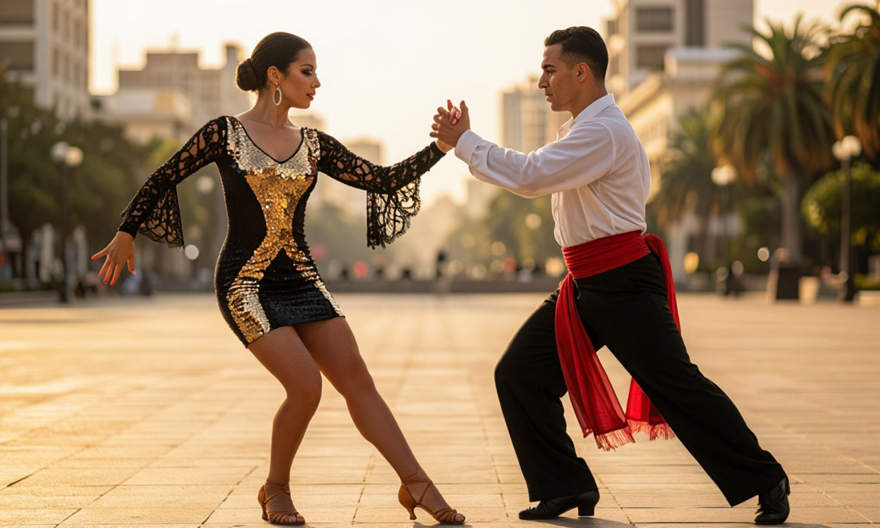 Bachata dancers